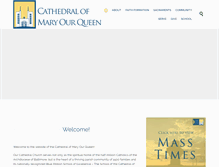 Tablet Screenshot of cathedralofmary.org